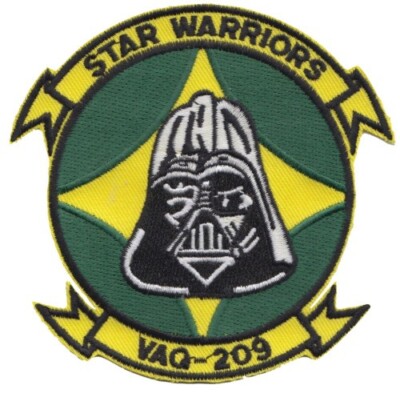 Electronic Attack Squadron 209 US Navy gestickter Aufnäher Abzeichen - LETZTE PAAR