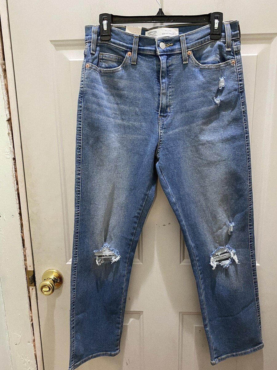 New!Signature LEVI STRAUSS Heritage High Rise Straight Size