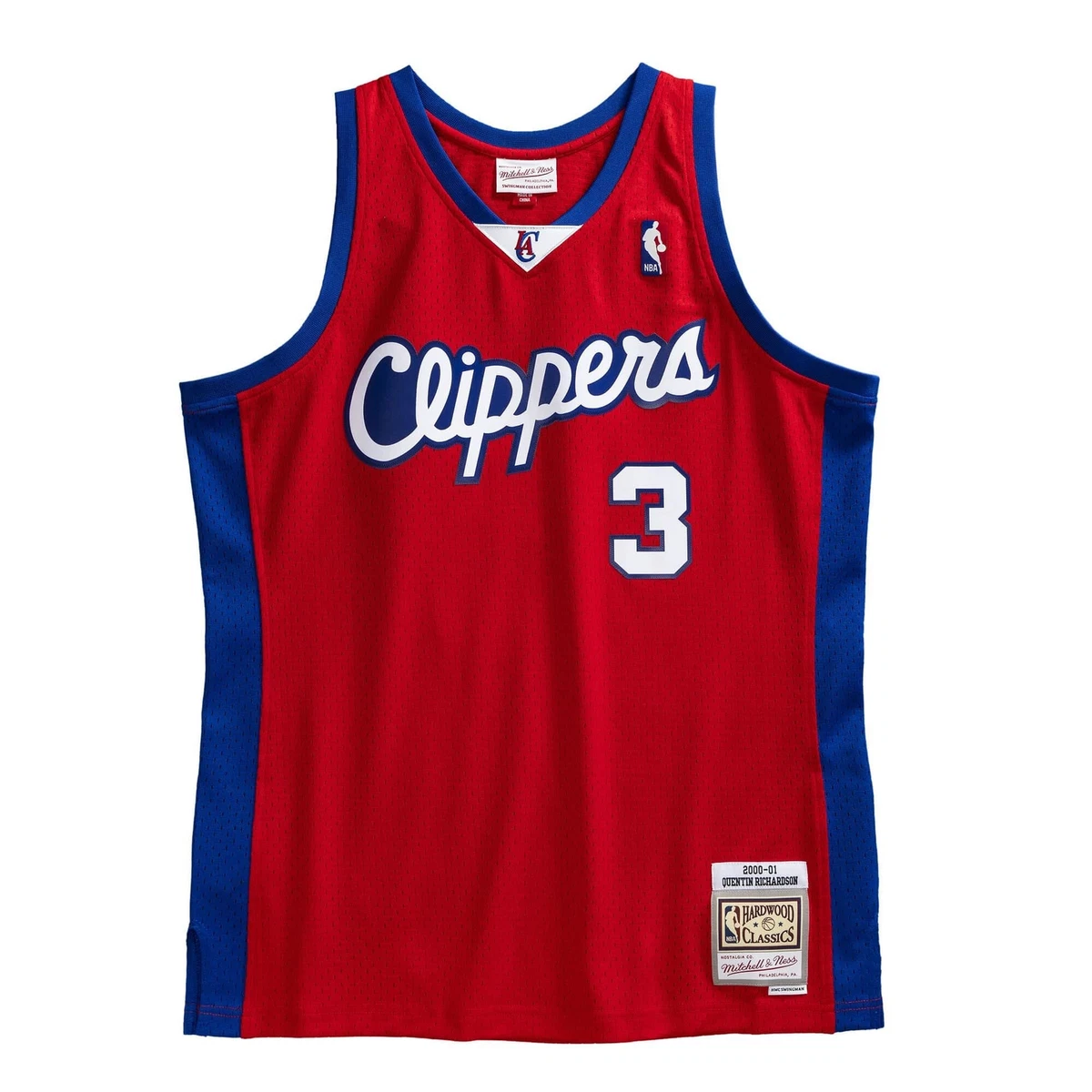 Quentin Richardson LA Clippers Mitchell & Ness Hardwood Classics Swingman  Jersey - Red