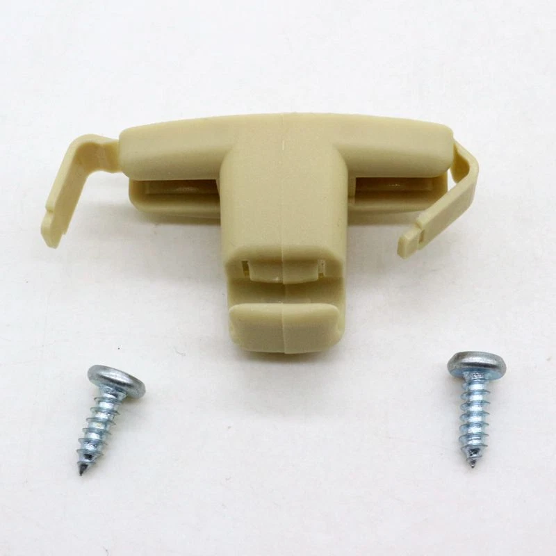 Compatível com BMW E46 323i 323Ci 325i 325xi bege para-sol clipe gancho 51168243575 - Imagem 2 de 4