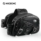 15" Motorcycle Saddlebags Waterproof Saddle Bags For Honda Shadow Spirit 750 VT