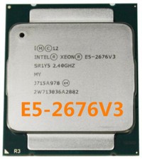 Intel Xeon E5-2676 V3 CPU 12 Core 2.4GHz 30MB SR1Y5 LGA2011-3 120W Processor