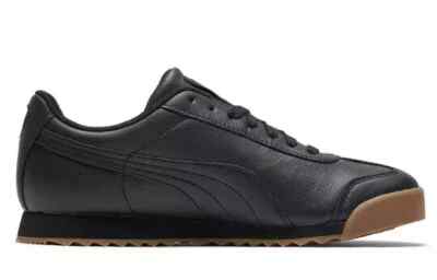 Puma Roma Classic 366408-02 Sneaker Men 10 Black Leather