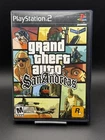 Grand Theft Auto San Andreas Sony Playstation 2 PS2 Hot coffee first ed Rare CIB