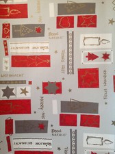 3 Bogen Geschenkpapier Weihnachten 50x70 cm