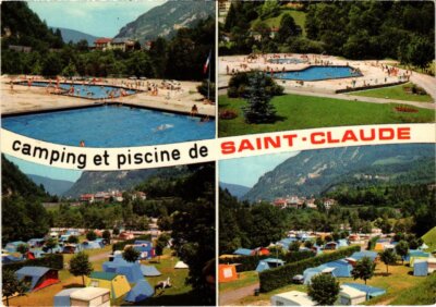 CPM Saint-Claude Camping und Schwimmbad Frankreich (1336842)