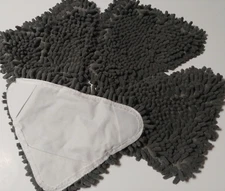 Clean Dust Mop Microfiber Head Replacements Pads Set of 4 Reusable Triangle New