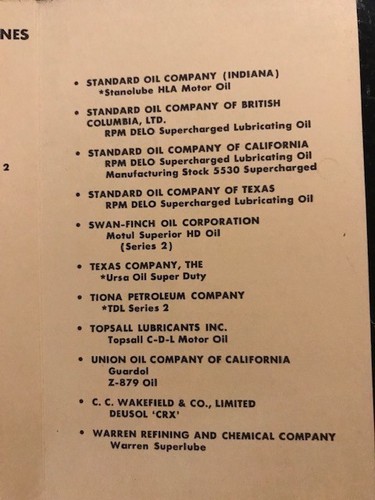 Vintage pamphlet "Superior Lubricants" for Caterpillar Diesel Engines, 1949 - Picture 5 of 5