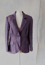 Simon Ellis Padded Purple Blazer Vintage Mint Size 12