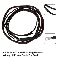 7.3 IDI Non Turbo Glow Plug Harness Wiring Kit Power Cable Fits Ford