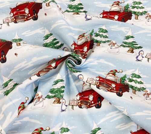 Christmas Fabric Quilting Patchwork Cotton Festive Craft Material - Mixed Group - Picture 48 of 242