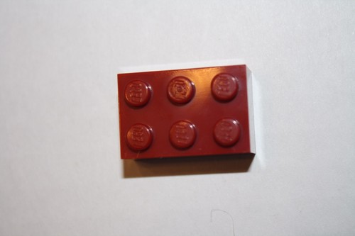 Lot of 4 LEGO 2x3x1 Dark Red Brick (Item # 3002) - Picture 6 of 6