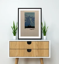 Rene Magritte, Original Hand-signed Lithograph with COA & Appraisal of $3,500