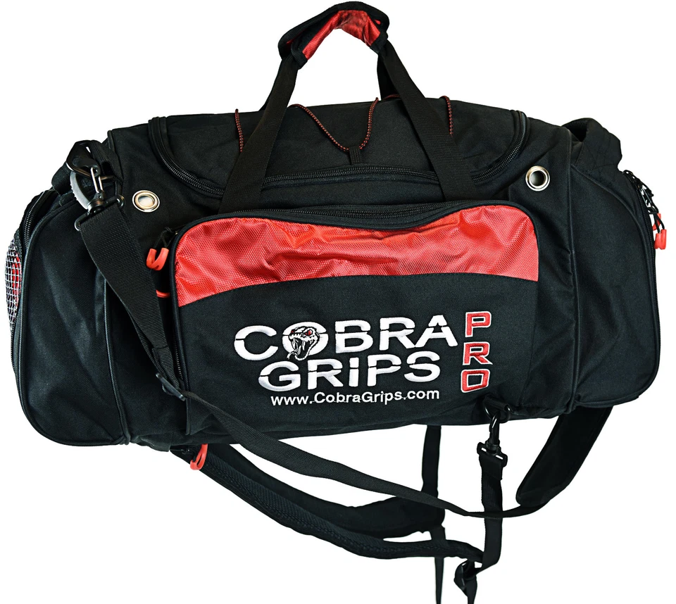 Grip Power Pads Sport Large Embroidered Gym Duffle Bag Wet Dry Storage BackPack - Image 3 of 4