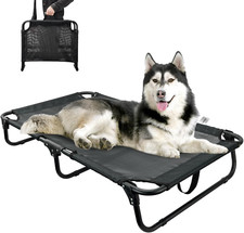 Elevated Raised Dog Bed for Medium Sized Dogs Foldable Outdoor Cooling Dog Bed C