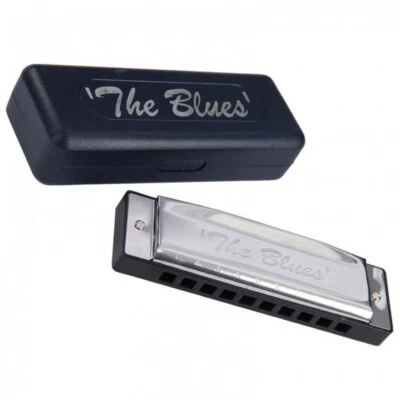 JHS The BLUES HARMONICA in a choice of various keys - C, D, G, A, B, Bb, E and F