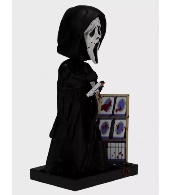 Royal Bobbles Ghost Face Bobblehead VHS Blood Splatter