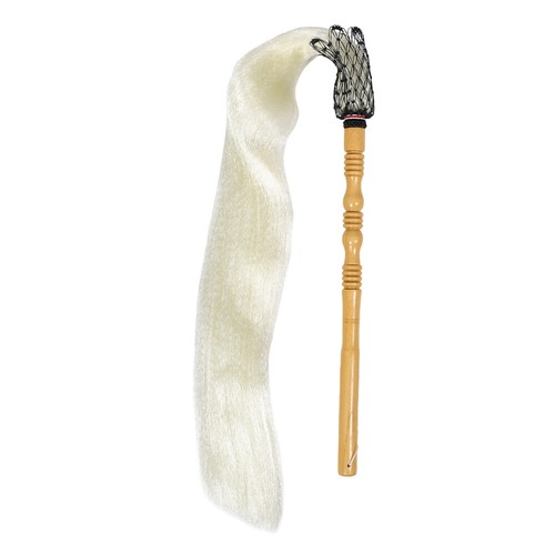 Performing Tai Chi Horsetail Whisk Tai Chi Horsetail Whisk Prop Delicate Tai - Imagen 9 de 12