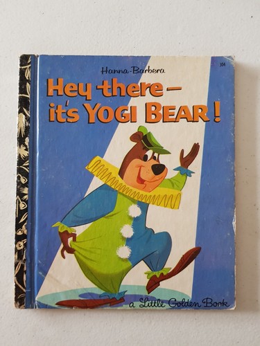 Little Golden Book - Hanna-Barbera Hey There - It's Yogi Bear! 1974 HC - Picture 1 of 5