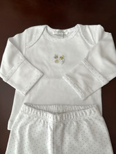 KISSY KISSY BABY BOY 2 PIECE FOOTED SIZE NEWB...