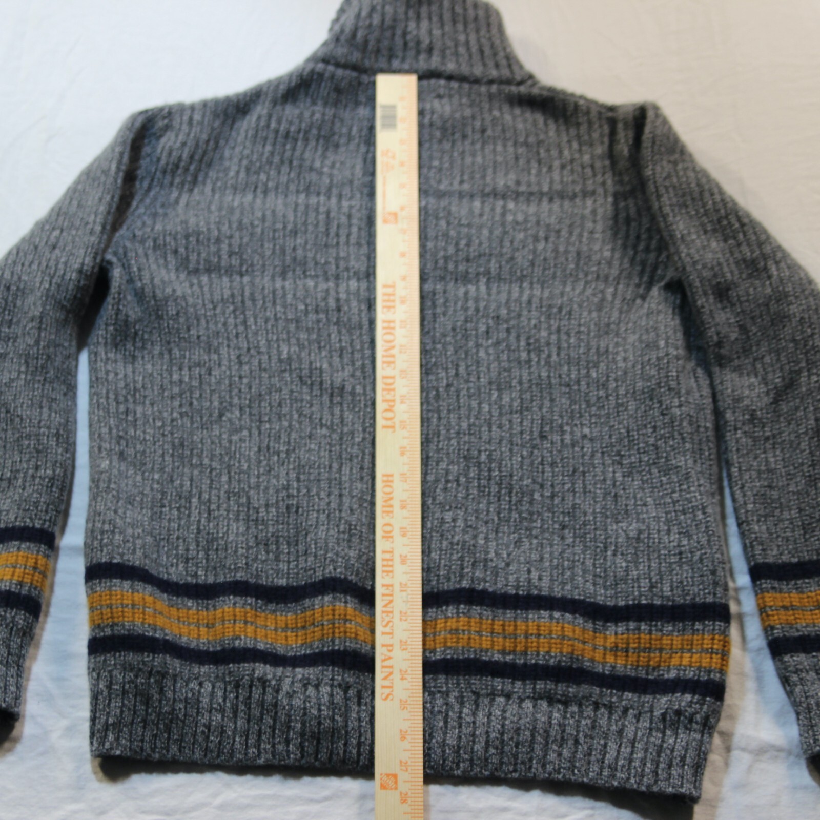 Pendleton Wool Button Henley Knit Sweater Gray Me… - image 12