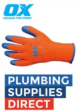OX Tools Thermal Hi Vis Grab & Grip Gloves Large Size 9 OX-S248609