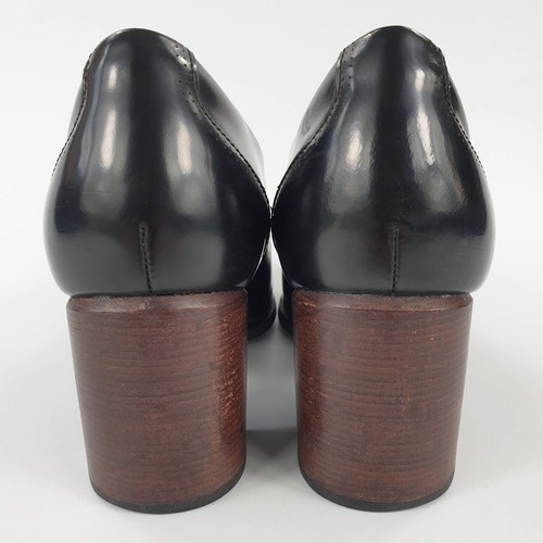 Clarks Botines Cuero Negro Tacones con Cordones Talla 4.5 - Imagen 8 de 12
