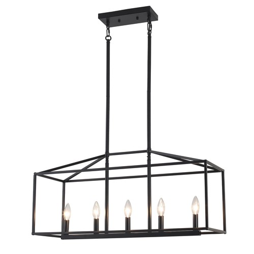 Dining Room Chandelier 5 Light Kitchen Island Light Modern Farmhouse Chandeli... - Picture 9 of 9
