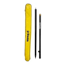 New 2M Carbon Fibre with 2 sections Stitching carbon rod pole fit Trimble GPS 