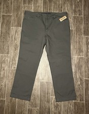 NEW Duluth Trading DuluthFlex Fire Hose Pants Slim Fit 5-Pocket Gray Mens 42x30
