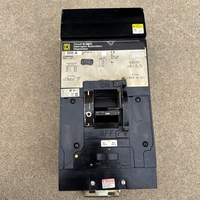 Square D 3P 300 Amp LH36300 3 Pole 300A 600V Circuit Breaker I Line