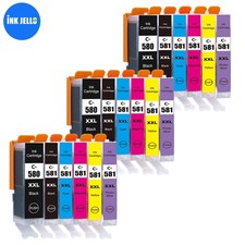 Ink Cartridges fit for Canon 580XXL 581XXL PIXMA TS6150 TS8150 TR8550 TS9150 LOT