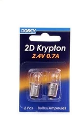 41-1660 2 D Krypton Bulbs 2 Pack