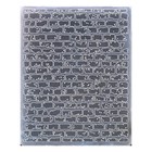 Brick Wall Plastic Embossing Folders for Card Making Scrapbooking and Other P.