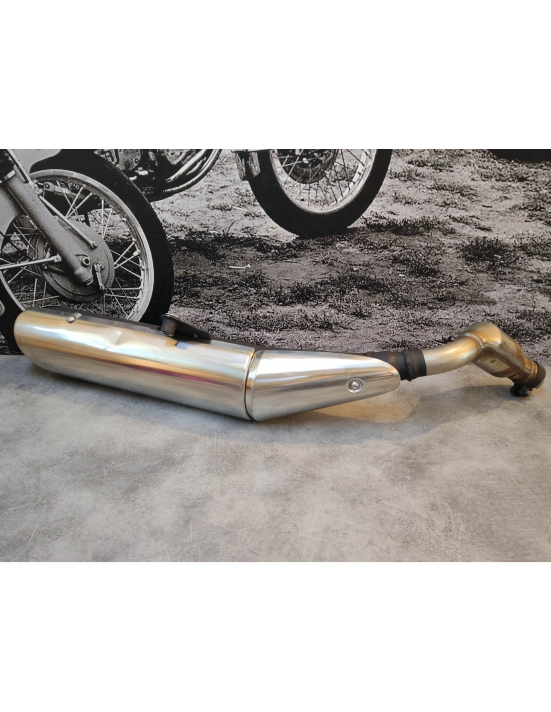 Silencieux d'échappement de rechange d'origine Honda CB600 acier chromé