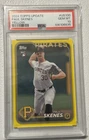 2024 Topps Update Series - Paul Skenes #US100 Yellow White Uniform (RC) PSA 10