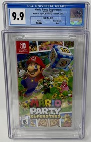 CGC Graded Mario Party Superstars NEW Nintendo Switch (1020710001, 9.9 A++)