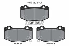 TEXTAR Bremsbeläge Satz Hinten für CHEVROLET Camaro VI Coupe für CADILLAC ATS