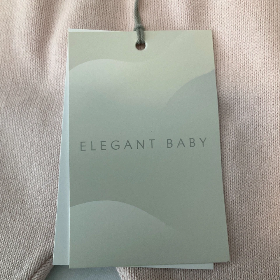 Шикарные детские вязаные брюки для девочек размер 6 месяцев розовые эластичные - Изображение 3 из 4