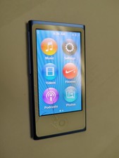 Apple iPod Nano 7th Generation Blue 16GB Model A1446 - Works