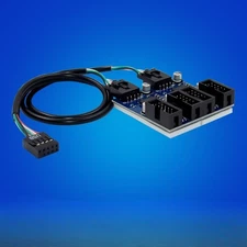 Internal USB 2.0 Hub GL850 Adapter Motherboard USB 9Pin Expansion Card Hub