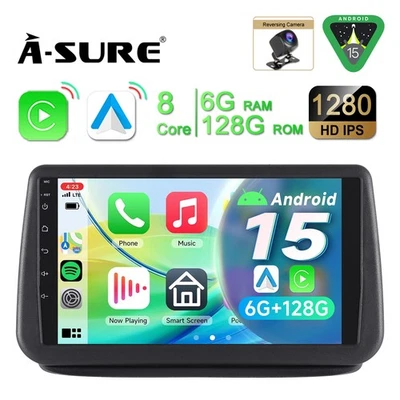 Radio de coche 8 núcleos Android 15 6G + 128G CarPlay GPS + CAM para Opel Meriva B 2010-2017