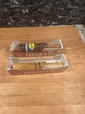 Vintage Faulk’s Duck Calls C-50 World Champion Goose Call 1954 &1955 With Boxes