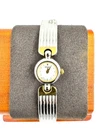 vintage seiko 18mm Women’s Quartz Watch 1E20-0380 New Battery Working -f407