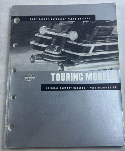 2002 HARLEY DAVIDSON GENUINE PARTS CATALOG TOURING MODELS 99456-02