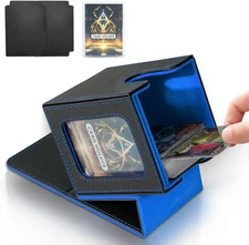 Card Deck Box for MTG Commander, Magnetic Card Display Case,TCG Card Storage Box