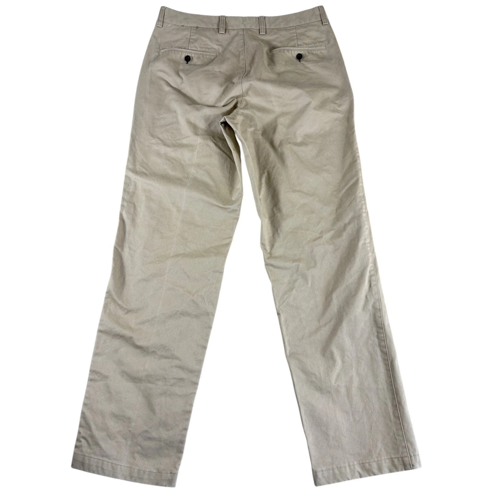 Orvis Chino Pants Mens 34 Tan Khaki Straight Midrise Durable Heritage Workwear image 2