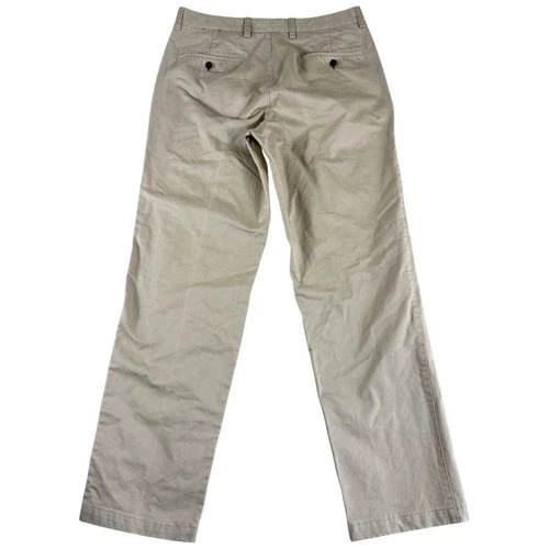 Orvis Chino Pants Mens 34 Tan Khaki Straight Midrise Durable Heritage Workwear image 2