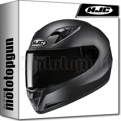 FULL FACE MOTORCYCLE HELMET HJC Y10  SEMI FLAT BLACK L