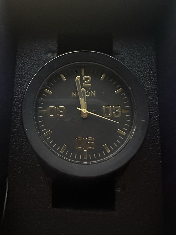 Nixon Corporal SS Matte Black / Gold Stainless Steel Men’s Watch A346-1041